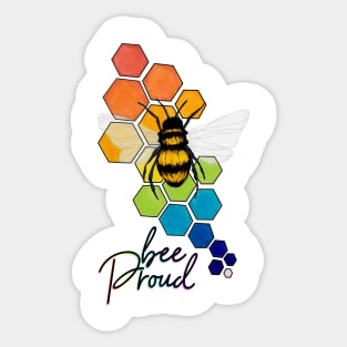 Bee Proud Sticker